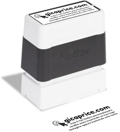 Timbro Personalizzato Preinchiostrato 5 Righe, 22x60 mm - Timbri Personalizzati Ideali per Aziende, Studi Medici, Eventi - Personalizza con Testo e Logo