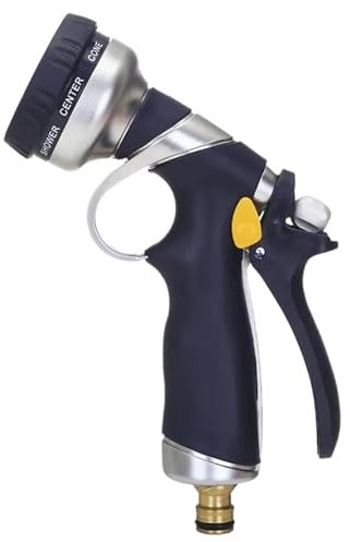 Pulvérisateur d'eau de jardin en alliage de Zinc, 8 fonctions, for arrosage de pelouse, buse d'eau, lavage de voiture, outils d'arrosage, pistolet à eau