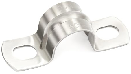 Ø 20 mm abrazaderas para tubos FamlTol 10 piezas abrazaderas metalicas para tubos Abrazadera Sin Fin Inox Para la fijación de tuberías de agua, tuberías de calefacción, tuberías de bomberos