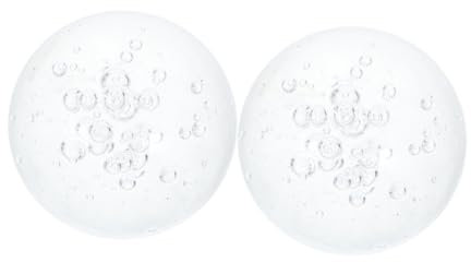 Happyyami 2 Pz Sfera di Fontana Palline Decorative Palline Trasparenti Accessori per fontane Sfere di Cristallo a Bolle Ornamenti da Tavolo con Sfera di Cristallo Bicchiere