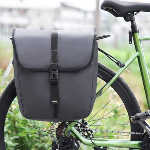 HpLive Sacoches de vélo pour porte-bagages 23L, sac à dos multifonctionnel pour vélo, sacoche de selle imperméable en polyester pour porte-bagages