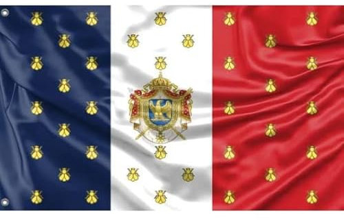 Etendard Impérial Du Drapeau Napoléon Iii Garden Flag Drôle Bannière Avec Œillets Drapeau De Jardin Pour Intérieure Balcon Extérieure 90X150 Cm