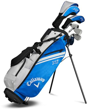 Callaway Golf XJ-3 Junior paket golfset, 8 delar, blå/vit, höger hand