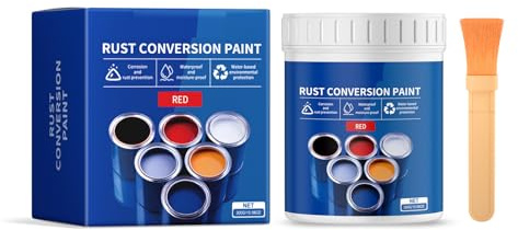 UncleS Pintura Convertidora De Óxido para Metales 300 G Convertidor Óxido A Base Agua Fácil Aplicar Uso Industrial Y Doméstico Protección Duradera Metales