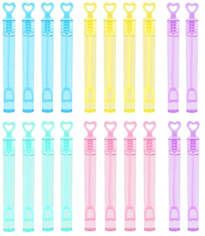 KGDUYC 20 Stück Mini Seifenblasen Set - Seifenblasen Kinder, Seifenblasen Kinder Mitgebsel, Seifenblasen Stäbe, Parteibevorzugung, Seifenblasen Hochzeit