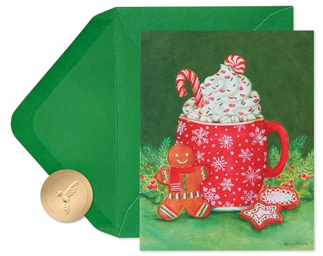 Papyrus julkort förpackade med kuvert – designade av Bella Pilar, varmaste önskningar (20 stycken)