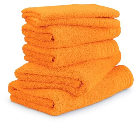 Möve Handtuchset New Classic 6-TLG Handtücher - 2X 30x50 cm + 2X 50x100 cm + 2x67x140 cm, 100% Baumwolle,