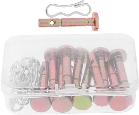 Genérico 10 Juegos De Pasadores De Corte Para Quitanieves Quitanieves Repuestos Para Barredora De Nieve Pasador De Chaveta Duradero Pasadores De Corte Y Chavetas Pasadores De Corte