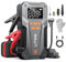 UTRAI Starthilfe Powerbank für Pkw 5500A, Booster Auto Starthilfe Powerbank mit Kompressor, LED Taschenlampe, 18W Schnellladung, Handschuhe, Jump Starter Powerbank Bis zu All Benzin & 10L Dieselmotor