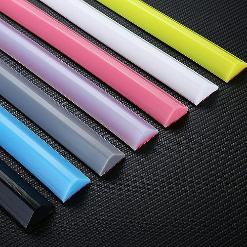 Barrera de silicona plegable para puerta de ducha, para habitación húmeda, baño, ducha, puerta, tira de tapón de agua para una separación eficaz en seco y húmedo