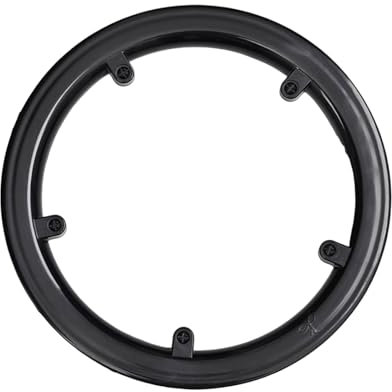 F Fityle Kettenschutz -Guard Mountainbike mit 5 Löchern Kettenradabdeckung Fahrradkettenkettenradschutz für Fahrräder BMX -Accessoires, Schwarz