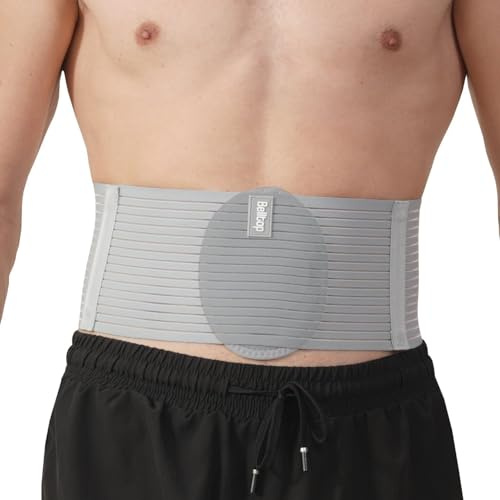 NabelbruchBandage. Nabelhernie Gürtel Herren / Damen - Bauchgurtel für Hernie: Nabel, Inzisional, Epigastric, ventral. Leistenbruch Gürtel (Nabelbruch). Hernie Bauchweggürtel für Frauen & Männer (XXL)