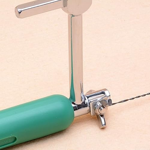 Sega regolabile a forma di U con 8 lame per lavori di taglio fine in applicazioni artigianali e modellismo (misura grande)