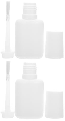 Generic 11 St Transparenta Nagellacksflaskor med Pensel Återanvändbar Nagellimbehållare för Nagelolja och Manikyr Läckagesäker Skruvkork för Resa och Förvaring