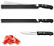 Juego de Cuchillos Profesionales Selección Super Chef, Jamonero Alveolado 29 cm y Accesorios (ESSENTIAL1)