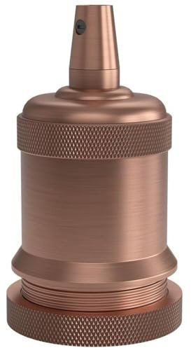 CALEX 940462 Douille E27 pour Assembler Le luminaire, Aluminium, Cuivre Mat, taille unique