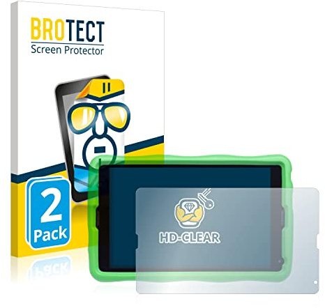 BROTECT 2 Stück Schutzfolie für MEDION Lifetab E10440 Kids Displayschutz Folie Made in Germany, Ultra-Klar