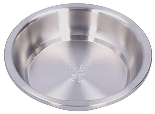 Entatial Plato Redondeado para Sopa, Placa Apilable de Acero Inoxidable, Superficie Lisa, Resistente para Cocina para el Hogar(Hermoso Plato Hondo 304: 20 cm)