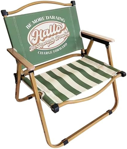 Campingstuhl Bedruckte Dekoration Im Amerikanischen Stil Campingsessel, Klappstuhl Für Die Freizeit Im Freien Picknickstuhl, Tragfähigkeit 100 Kg/220,5 Lbs