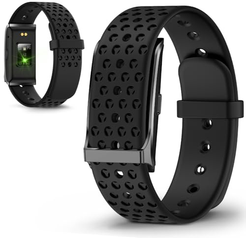 Yanmis Health Fitness Tracker, Pulsera Inteligente Portátil para Hombres, 127 Modos Deportivos, Monitor de Sueño, 10 M a Prueba de Agua, Recordatorio de Llamadas, Despertador, Control (Black)