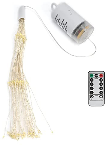 Aumotop Lampada per Fuochi d'artificio, Luci per Fuochi d'artificio, Telecomando, Bella Forma, 8 modalità, IP44, Luce Impermeabile, Matrimoni, Festival, Feste, Patio, Giardino (Luce colorata)