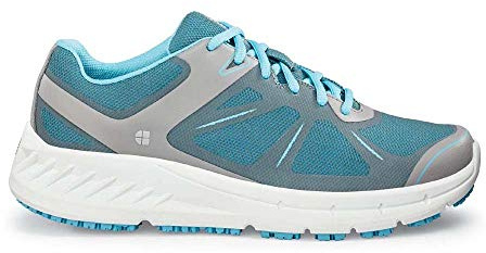 Shoes for Crews Zapatos Vitality II – Zapatos Profesionales con Suela Flexible, Antideslizante, Ligeros, Transpirables, Protección contra Salpicaduras, OB E SRC ESD – Mujeres