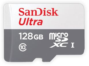 SANDISK Ultra MICROSDXC 128GB + SD Adapter 100MB/S Class 10 UHS-I - Tablet Packaging