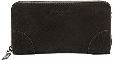 Liebeskind Berlin Audre Suede Sally Geldbörse, Dark Chocolate, Large (HxBxT 9.4cm x18.8cm x2.0cm)