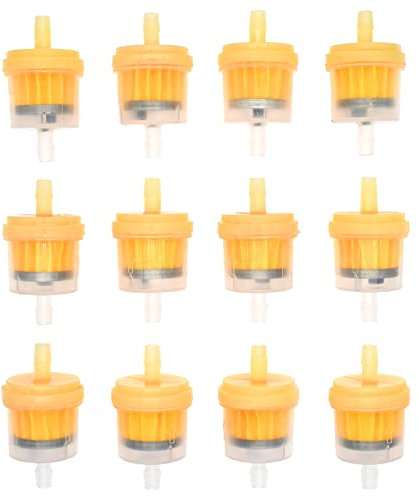 Royitay 12 x Benzinfilter Sprit Kraftstofffilter 6-7mm Auto PKW Motorrad Für Roller Quad Scooter Lawnmower