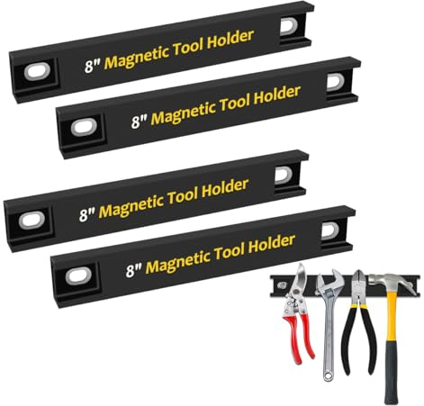 UCINNOVATE Barra portautensili magnetica da 20,3 cm per l'organizzazione del garage