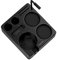 Normcore Stazione di pressatura compatta, base per manomissione in frassino nero espresso, supporto per manomissione in vero frassino americano nero, supporto per macchine da caffè da 51 mm e 54 mm