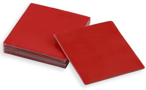 eModwey Almohadillas adhesivas de doble cara, extrafuertes, autoadhesivas, resistentes al agua, resistentes a altas temperaturas, 10 unidades (50 mm x 50 mm), almohadillas adhesivas de doble cara,