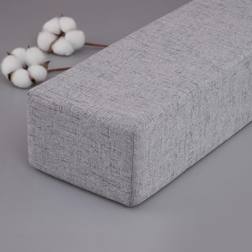 Genérico Extensión de colchón,Conector de colchón,Relleno de Espacio para Camas,cojín de Relleno para colchones, para cuña de colchón para Camas Individuales/Dobles/King,Gris,120x10x8cm