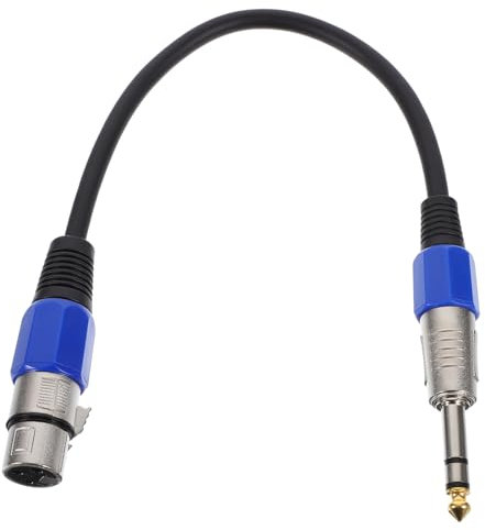 EXCEART 2 Pièces Câble Adaptateur Xlr Male Lot de Câble Audio Stable pour Microphone et Console de Mixage Transmission Claire et Fiable