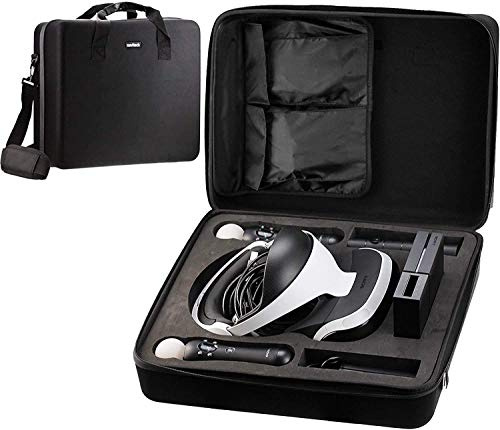 Navitech Noir Dur Transporter Sac/Housse/Couverture avec bandoulière Compatible avec PlayStation VR/PSVR (ZVR1 / CUH-ZVR2)…