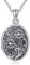 PEIMKO Sonnenblumen Medaillon Halskette 925 Sterling Silber die Bilder Oval Medaillon Anhänger Hält Sie Sind Meine Sonnenschein Halsketten Sonnenblumen Geschenk für Damen Frauen Mädchen (Locket)