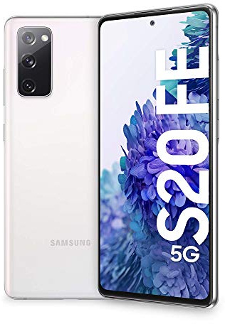 SAMSUNG Smartphone Galaxy S20 FE 5G, 6.5, 128GB,, Hybrid SIM [Versione Italiana], Bianco (Cloud White) (Ricondizionato)