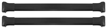 OMAC Dachträger Gepäckträger kompatibel mit VW Caddy 2015-2020 Relingträger Aluminium Schwarz 2X
