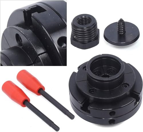 Spannfutter Backenfutter M33+M 18,M33-Futter + M18-Konverter | beide M33 M18 verfügbar | für Drechselbank Drechselmesser | Spannbacken: 80 mm