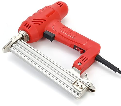 Pistola Clavadora Eléctrica De Alta Resistencia 2 En 1, Pistola Clavadora Grapadora Eléctrica,pistola Clavadora Con Cable De 10-30 Mm,para Proyectos De Bricolaje De Tapicería,carpintería Y Carpintería