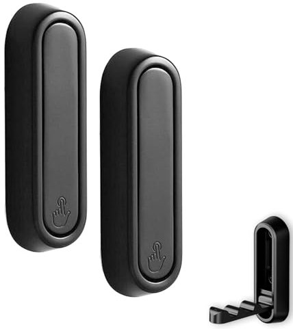 2 Stück Wandhaken Klappbar, Kleiderhaken Wand Klappbar, 90° Faltbare Kleiderhaken, Praktische Aufhängelösung für Jeden Raum, Platzsparendes Design, Ideal für Büro, Schule und Zuhause