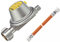 Roeder GOK Caravan Gasregler 30 mbar 0,8 kg/h mit 8 mm Schlauch