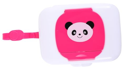 Garneck Portable Pink Wet Tissue Case for Baby Infant Made of Sturdy Pp Plastic with Dustproof and Convenient Features, for Outdoor Travel Use and Easy to Carry