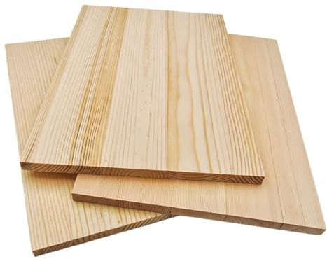 3 PZ Pannelli Rettangolari in Legno Blocchi di Legno Non Finiti per Artigianato, 30x20x1cm Blocchi di Legno Vuoti per Intaglio, Pittura e Pirografia