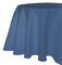 texpot Gartentischdecke 160 x 220 cm oval in Blau mit Leinen Optik Lotuseffekt Fleckschutz Bügelfrei Tischdecke