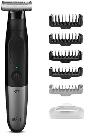 Braun Series X XT5100 Recortadora de Barba y Cuerpo Inalámbrica Negra
