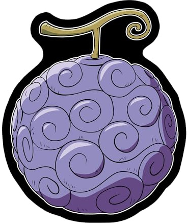 One Piece Pillows Gomu Gomu no Mi 45 cm