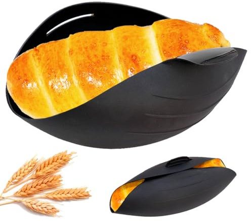 BLLREMIPSUR Stampo per pane 3 in 1, in silicone, per cuocere, resistente al calore, ovale, in silicone
