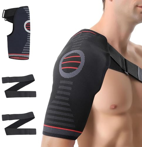 Asheyya Rotator Cuff Shoulder Support for Women Men, Adjustable Shoulder Strap Brace