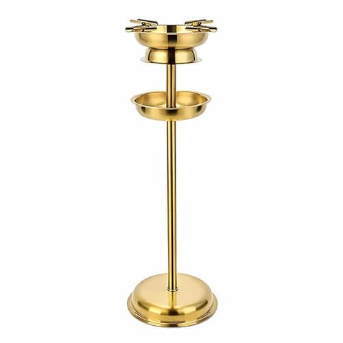 Posacenere da Terra per Esterni - Posacenere da Terra, Posacenere da Terra per Esterni per Patio, Contenitore per posacenere in Metallo per Fumatori Commerciali con Coperchio, per Hotel, EDI